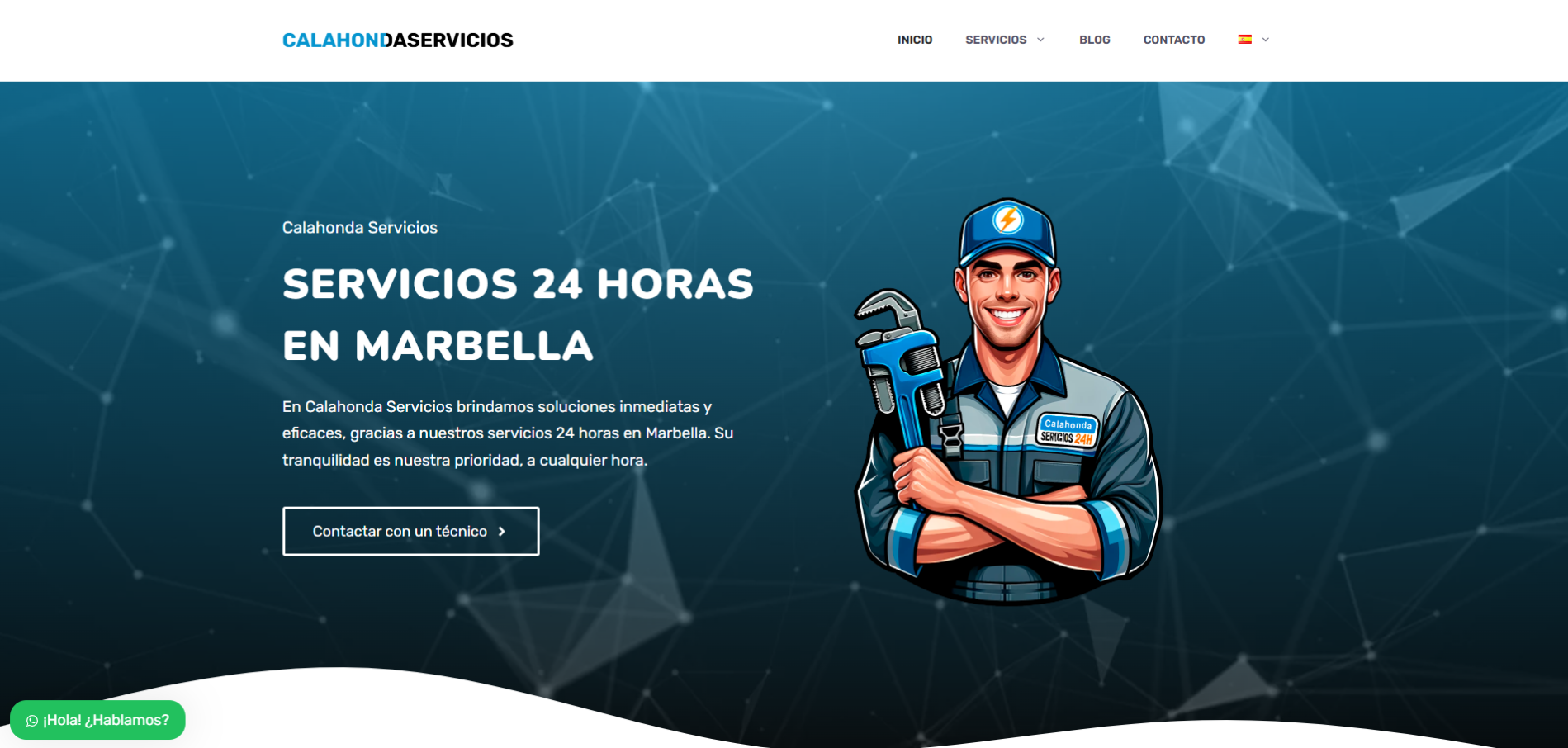 Diseño web Calahonda Servicios en Adeje — proyecto Webzalia